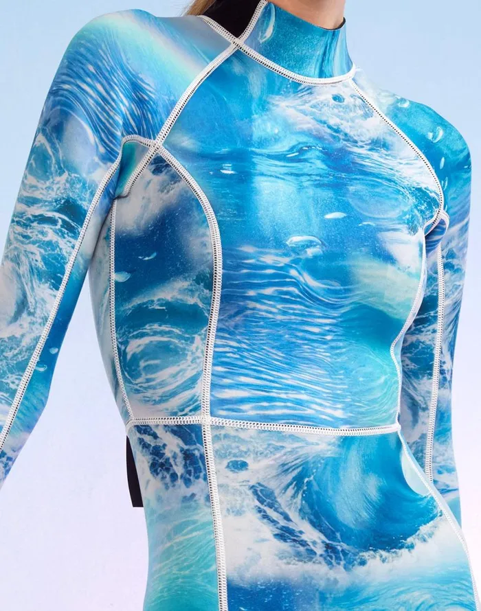 Cynthia Rowley Watercamo Wetsuit Women Surf and Swim Cynthia Rowley Watercamo Wetsuit Women Surf and Swim