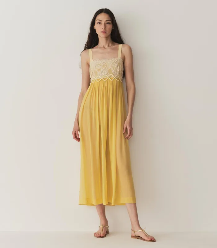 DEN Dresses Women Analia Dress Dandelion Yellow