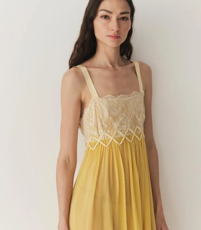 DEN Dresses Women Analia Dress Dandelion Yellow