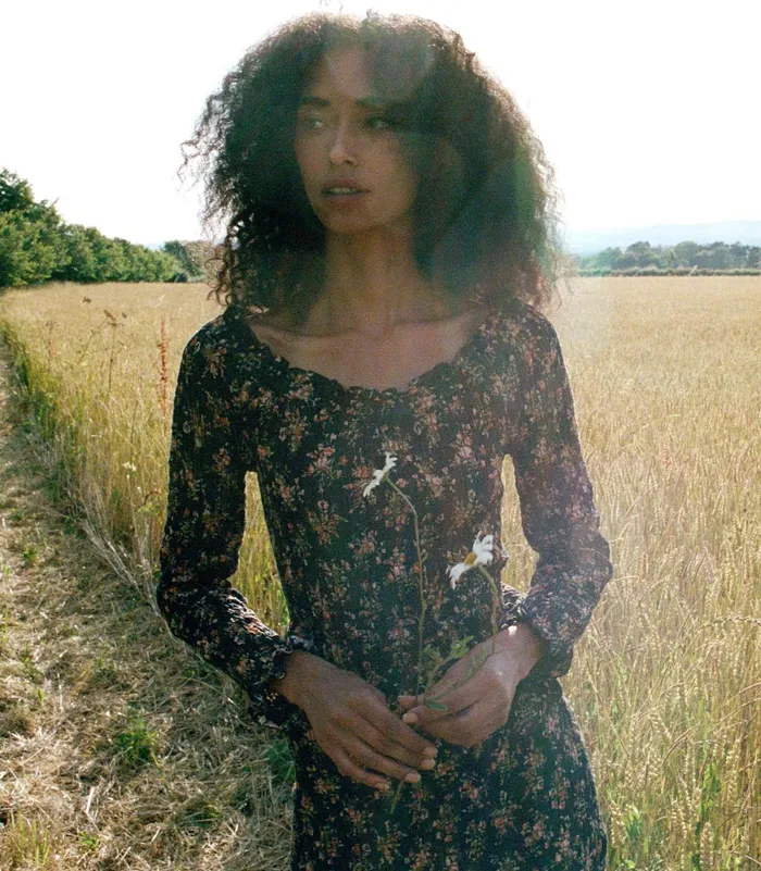 DEN Dresses Women Roselia Dress Foxglove Floral DEN Dresses Women Roselia Dress Foxglove Floral