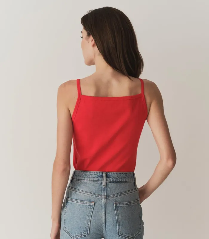 DEN Tees Women Angie Tank Scarlet