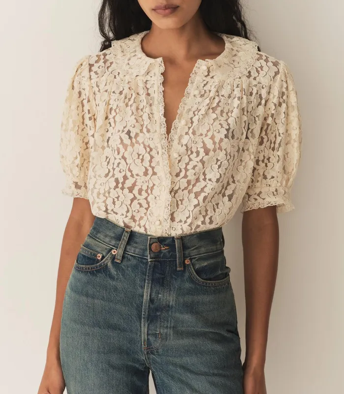 DEN Tops Women Lenore Top Mother Of Pearl