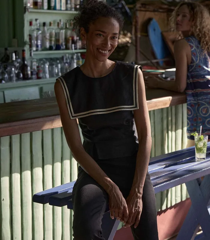 DEN Tops Women Margie Top Black DEN Tops Women Margie Top Black
