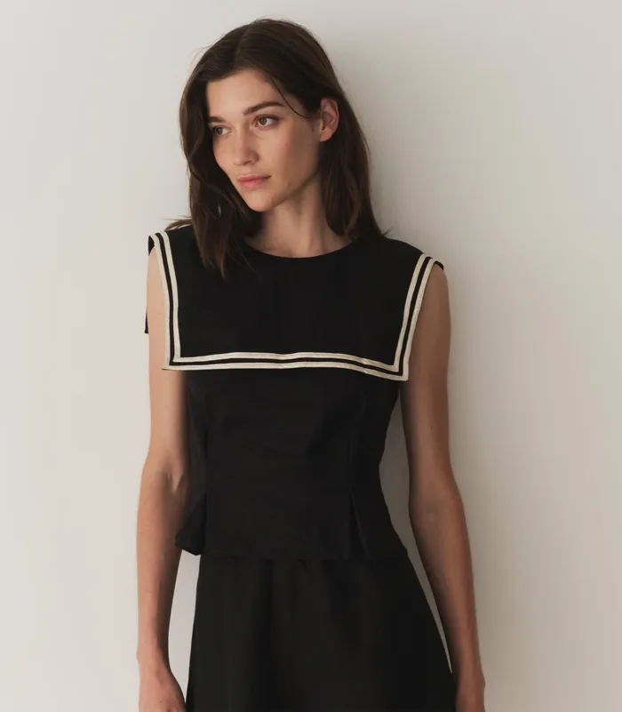 DEN Tops Women Margie Top Black DEN Tops Women Margie Top Black