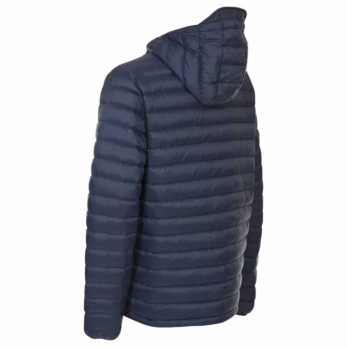 Digby Down Packaway Jacket Navy Blue Men Trespass Packaway Jackets
