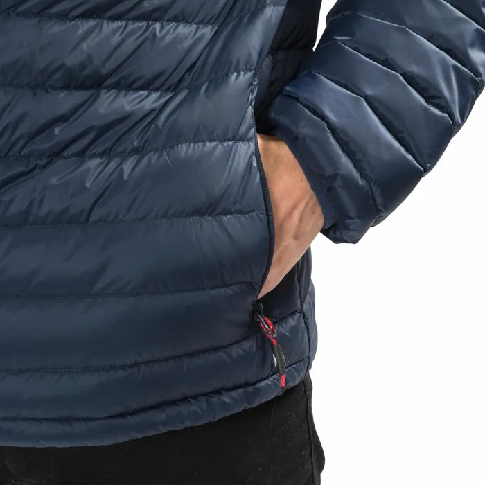 Digby Down Packaway Jacket Navy Blue Men Trespass Packaway Jackets