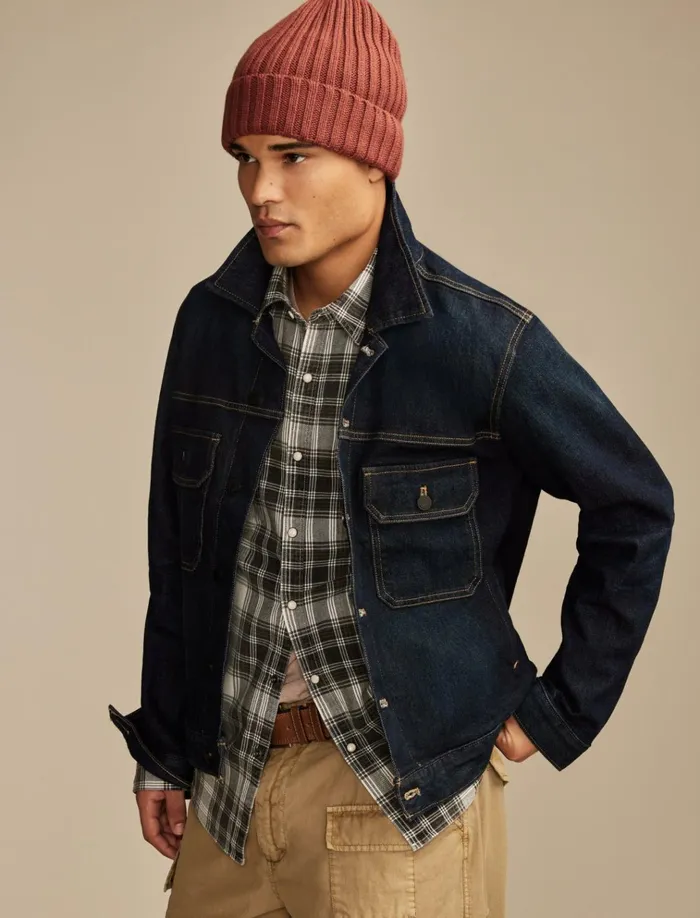 Dress Up Denim Jacket Rumson Men Lucky Brand Jackets and Outerwear