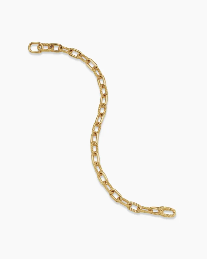 DY Madison Chain Bracelet In 18K Yellow Gold 6mm Women David Yurman Chain DY Madison Chain Bracelet In 18K Yellow Gold 6mm Women David Yurman Chain