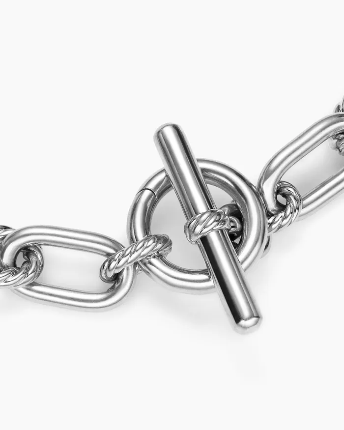 DY Madison Toggle Chain Necklace In Sterling Silver 11mm Women David Yurman Chain DY Madison Toggle Chain Necklace In Sterling Silver 11mm Women David Yurman Chain