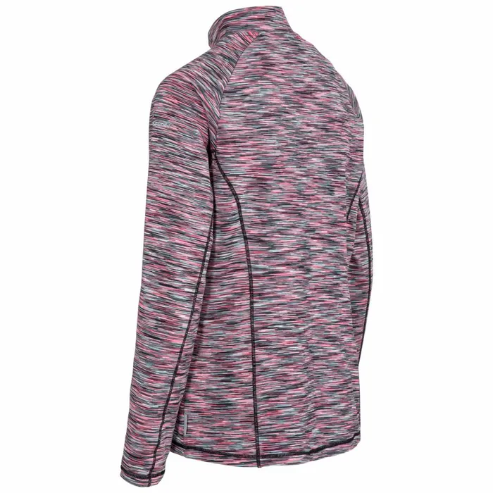 Edith Long Sleeve Active Top Multi Marl Women Trespass Gym and Sports Tops