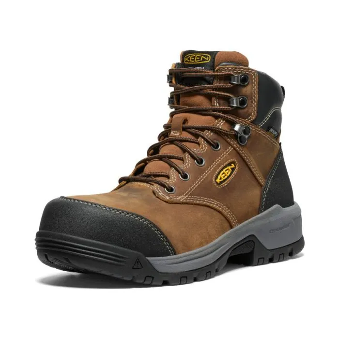 Evanston Boot 6quot Waterproof BisonBlack Leather Work Boot Men KEEN Boots Evanston Boot 6quot Waterproof BisonBlack Leather Work Boot Men KEEN Boots