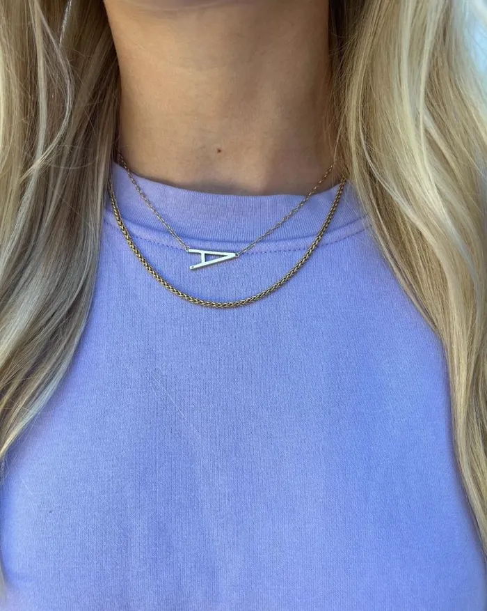 Fine Jewelry Women Alex And Ani Initial A Precious Elongated Necklace Sterling Silver