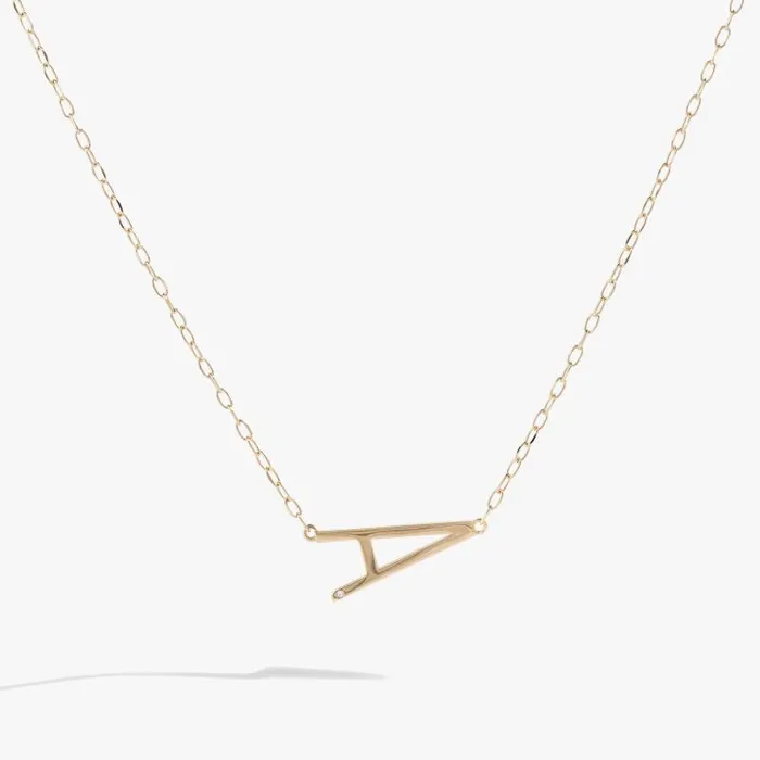 Fine Jewelry Women Alex And Ani Initial A Precious Elongated Necklace Sterling Silver