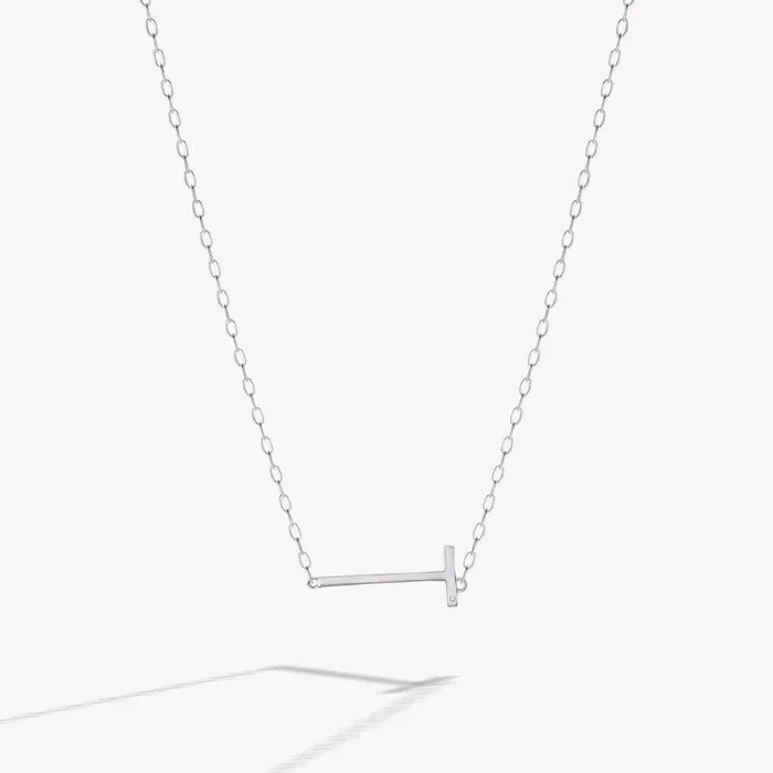 Fine Jewelry Women Alex And Ani Initial T Precious Elongated Necklace 14kt Gold Over 925 Sterling Silver