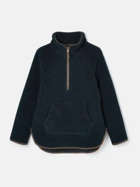 Fleeces and Sweatshirts Women Joules Navy Quarter Zip Fleece