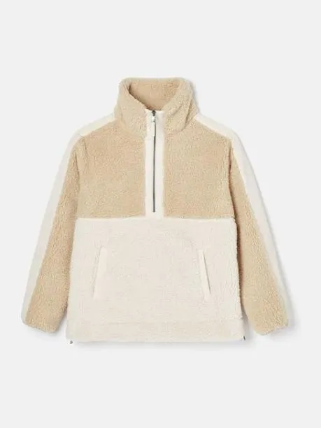 Fleeces and Sweatshirts Women Joules Neutral Quarter Zip Fleece
