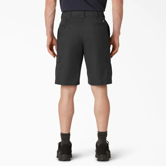 FLEX Cooling Active Waist Regular Fit Cargo Shorts 11034 Black Black bk Men Dickies Cargo FLEX Cooling Active Waist Regular Fit Cargo Shorts 11034 Black Black bk Men Dickies Cargo