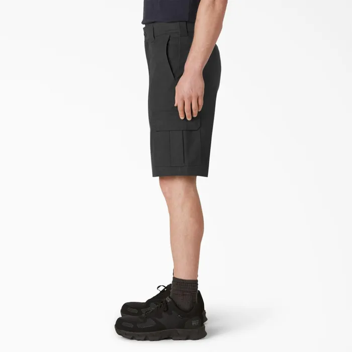 FLEX Cooling Active Waist Regular Fit Cargo Shorts 11034 Black Black bk Men Dickies Cargo FLEX Cooling Active Waist Regular Fit Cargo Shorts 11034 Black Black bk Men Dickies Cargo