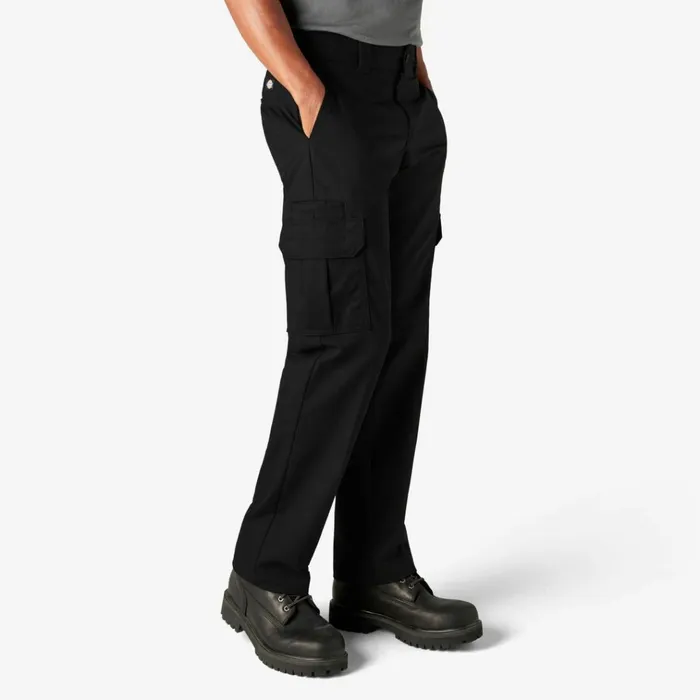 FLEX Regular Fit Cargo Pants Black Black bk Men Dickies Cargo FLEX Regular Fit Cargo Pants Black Black bk Men Dickies Cargo