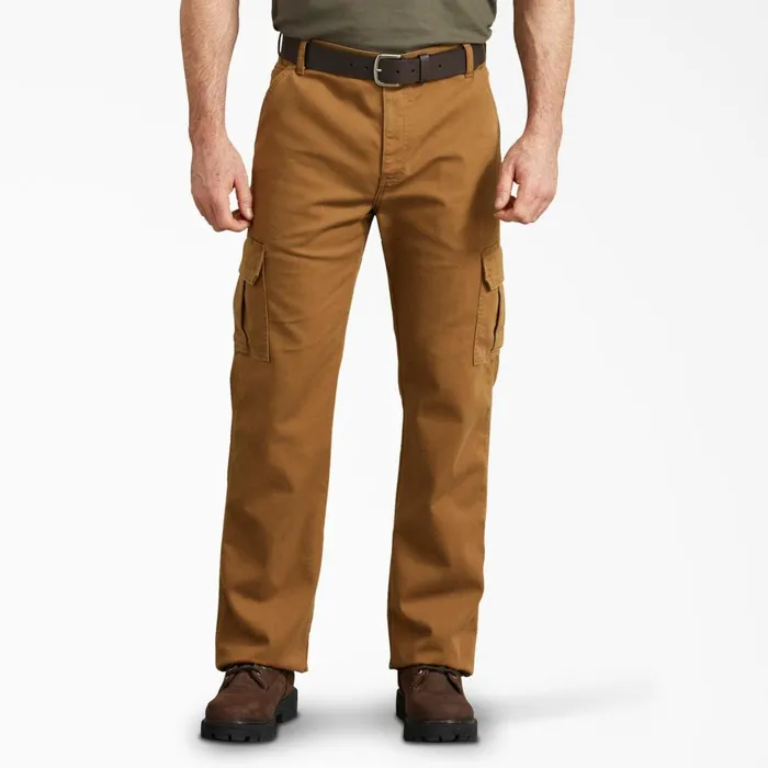 FLEX Regular Fit Duck Cargo Pants Stonewashed Brown Duck Stonewashed Brown Duck sbd Men Dickies Work Pants FLEX Regular Fit Duck Cargo Pants Stonewashed Brown Duck Stonewashed Brown Duck sbd Men Dickies Work Pants