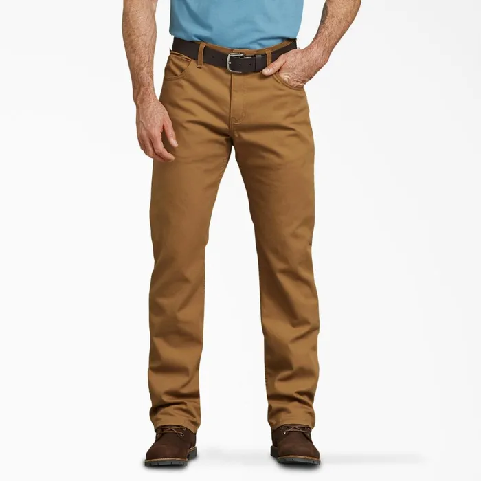 FLEX Regular Fit Duck Pants Stonewashed Brown Duck Stonewashed Brown Duck sbd Men Dickies Work Pants FLEX Regular Fit Duck Pants Stonewashed Brown Duck Stonewashed Brown Duck sbd Men Dickies Work Pants