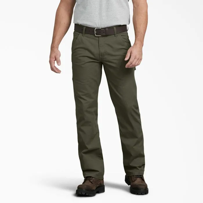 FLEX Regular Fit Ripstop Carpenter Pants Rinsed Moss Green Rinsed Moss Green rms Men Dickies Carpenter FLEX Regular Fit Ripstop Carpenter Pants Rinsed Moss Green Rinsed Moss Green rms Men Dickies Carpenter