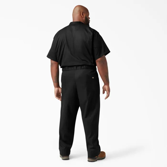 FLEX Short Sleeve Coveralls Black Black bk Men Dickies Coveralls FLEX Short Sleeve Coveralls Black Black bk Men Dickies Coveralls