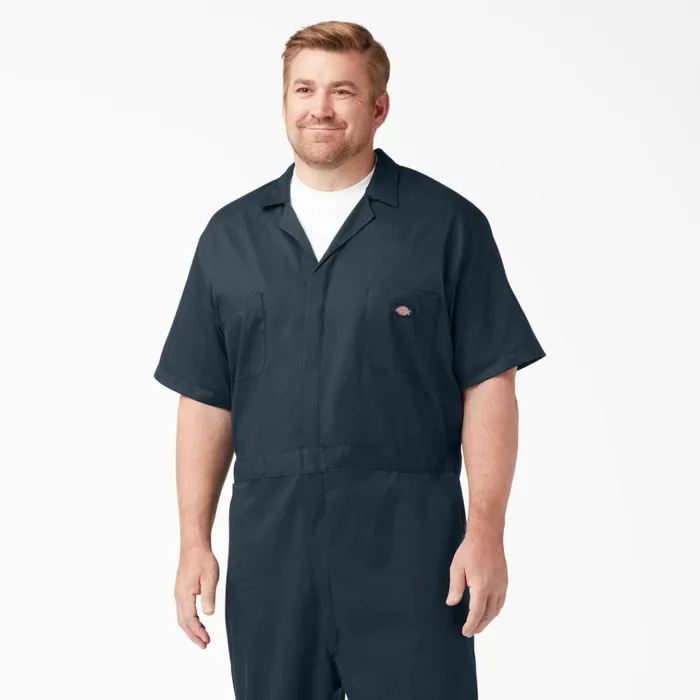 FLEX Short Sleeve Coveralls Dark Navy Dark Navy dn Men Dickies Coveralls FLEX Short Sleeve Coveralls Dark Navy Dark Navy dn Men Dickies Coveralls