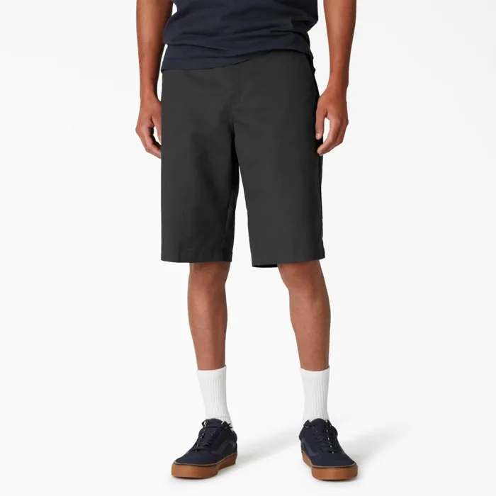 FLEX Skateboarding Slim Fit Shorts 11034 Black Black bk Men Dickies Skateboarding Shorts FLEX Skateboarding Slim Fit Shorts 11034 Black Black bk Men Dickies Skateboarding Shorts