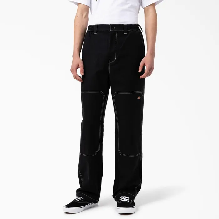Florala Relaxed Fit Double Knee Pants Black Black bkx Men Dickies Double Knee