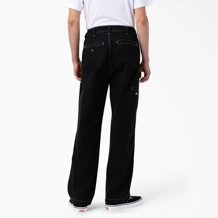 Florala Relaxed Fit Double Knee Pants Black Black bkx Men Dickies Double Knee Florala Relaxed Fit Double Knee Pants Black Black bkx Men Dickies Double Knee