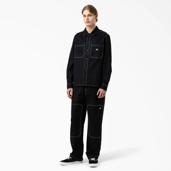 Florala Relaxed Fit Double Knee Pants Black Black bkx Men Dickies Double Knee Florala Relaxed Fit Double Knee Pants Black Black bkx Men Dickies Double Knee