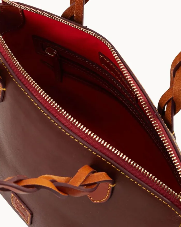Florentine Small Heidi Satchel Chestnut Tan Women Dooney and Bourke Satchels Florentine Small Heidi Satchel Chestnut Tan Women Dooney and Bourke Satchels