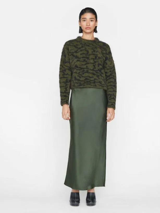 Frame Abstract Jacquard Crew In Surplus Multi Surplus Multi Women Sweaters Frame Abstract Jacquard Crew In Surplus Multi Surplus Multi Women Sweaters
