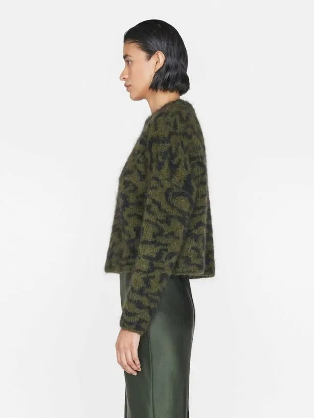 Frame Abstract Jacquard Crew In Surplus Multi Surplus Multi Women Sweaters Frame Abstract Jacquard Crew In Surplus Multi Surplus Multi Women Sweaters