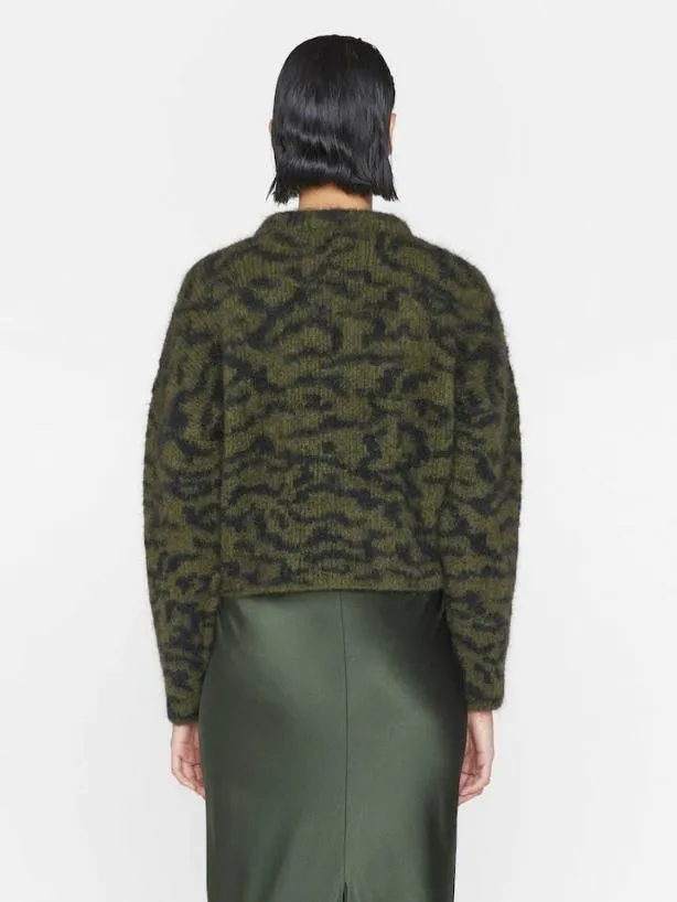 Frame Abstract Jacquard Crew In Surplus Multi Surplus Multi Women Sweaters Frame Abstract Jacquard Crew In Surplus Multi Surplus Multi Women Sweaters