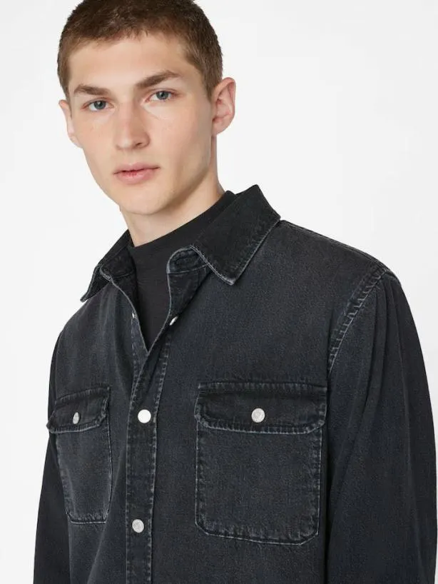 Frame Denim Shirt In Cityscape Cityscape Men Shirts