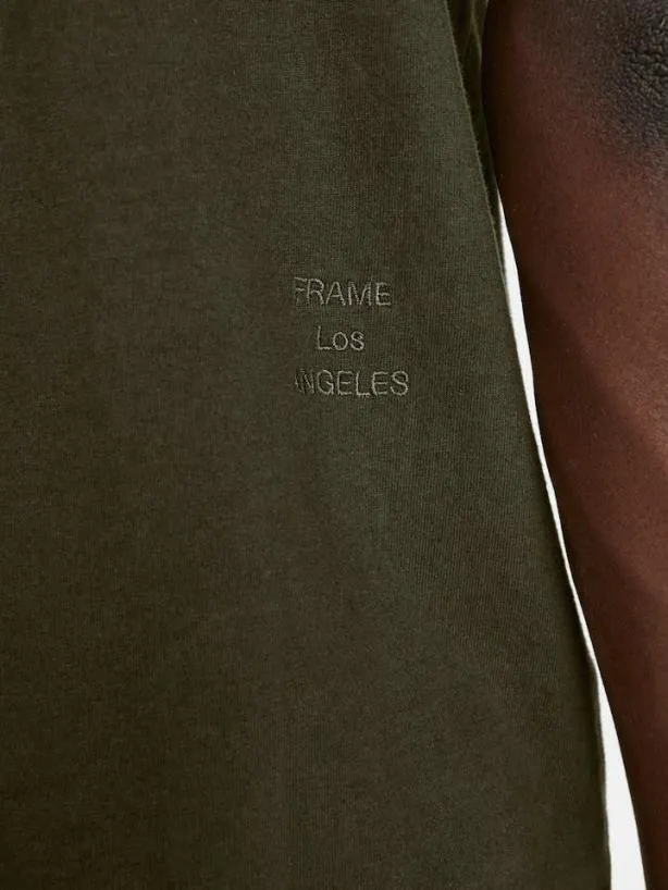 Frame FRAME Logo Tee In Mocha Mocha Men Tees Frame FRAME Logo Tee In Mocha Mocha Men Tees