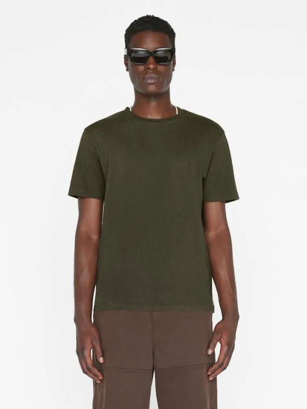 Frame FRAME Logo Tee In Mocha Mocha Men Tees Frame FRAME Logo Tee In Mocha Mocha Men Tees