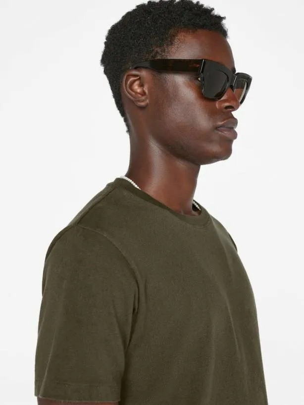 Frame FRAME Logo Tee In Mocha Mocha Men Tees Frame FRAME Logo Tee In Mocha Mocha Men Tees
