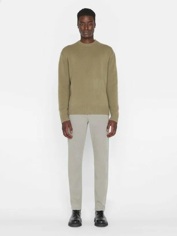 Frame L039Homme Slim Brushed Twill In Grey Green Grey Green Men Pants and Shorts Frame L039Homme Slim Brushed Twill In Grey Green Grey Green Men Pants and Shorts