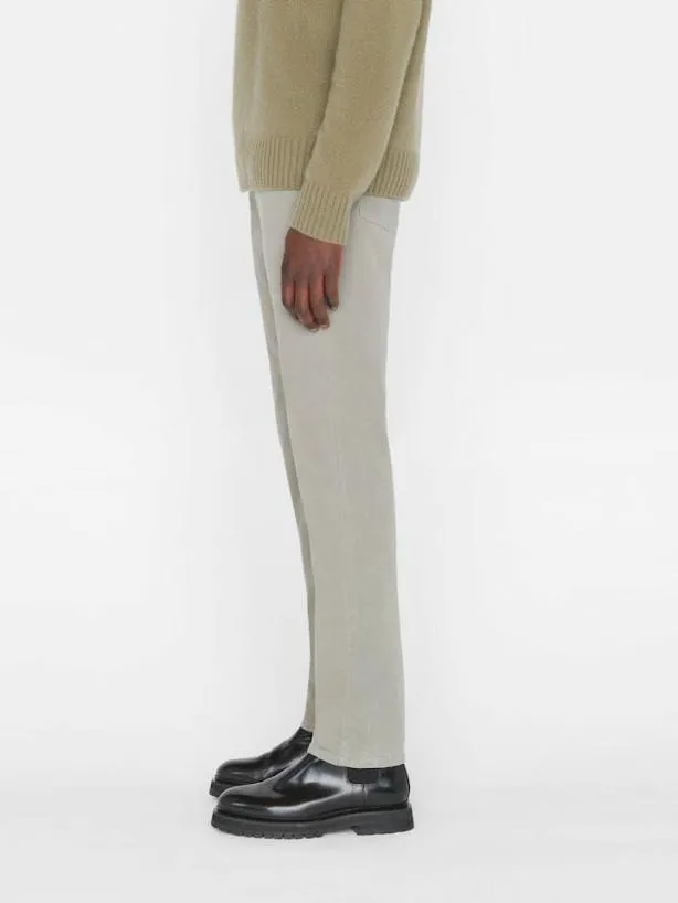 Frame L039Homme Slim Brushed Twill In Grey Green Grey Green Men Pants and Shorts Frame L039Homme Slim Brushed Twill In Grey Green Grey Green Men Pants and Shorts