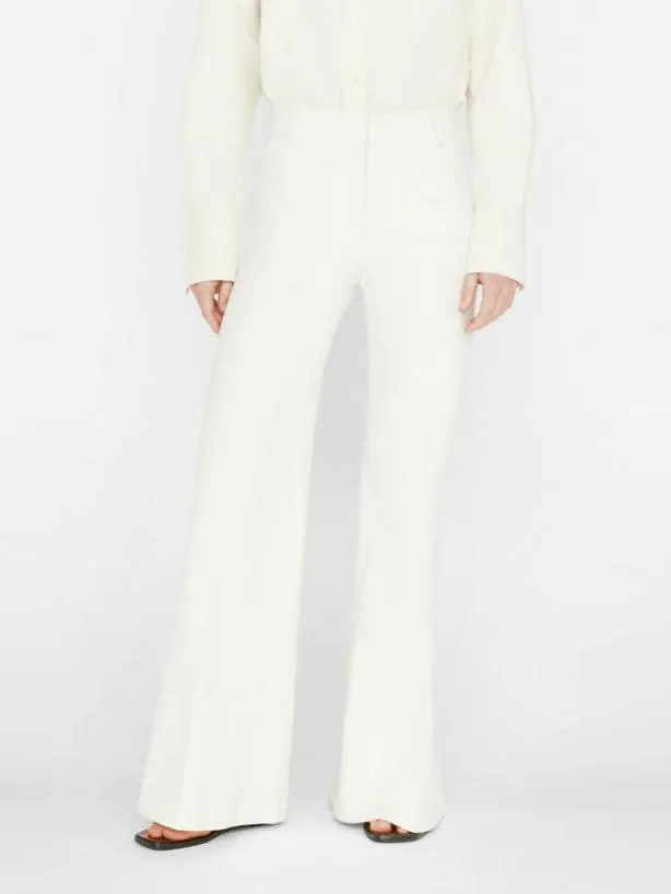 Frame Le Palazzo Trouser In Bone Bone Women Pants