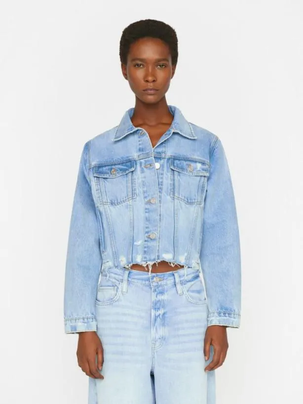 Frame Le Vintage Jacket Raw Hem In Rossum Rips Rossum 2year Rips Women Jackets and Coats Frame Le Vintage Jacket Raw Hem In Rossum Rips Rossum 2year Rips Women Jackets and Coats