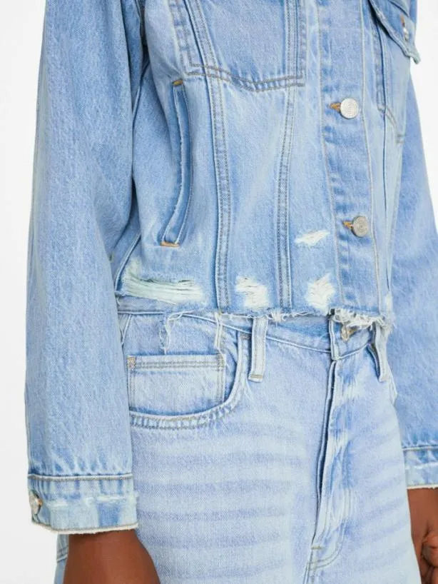 Frame Le Vintage Jacket Raw Hem In Rossum Rips Rossum 2year Rips Women Jackets and Coats Frame Le Vintage Jacket Raw Hem In Rossum Rips Rossum 2year Rips Women Jackets and Coats