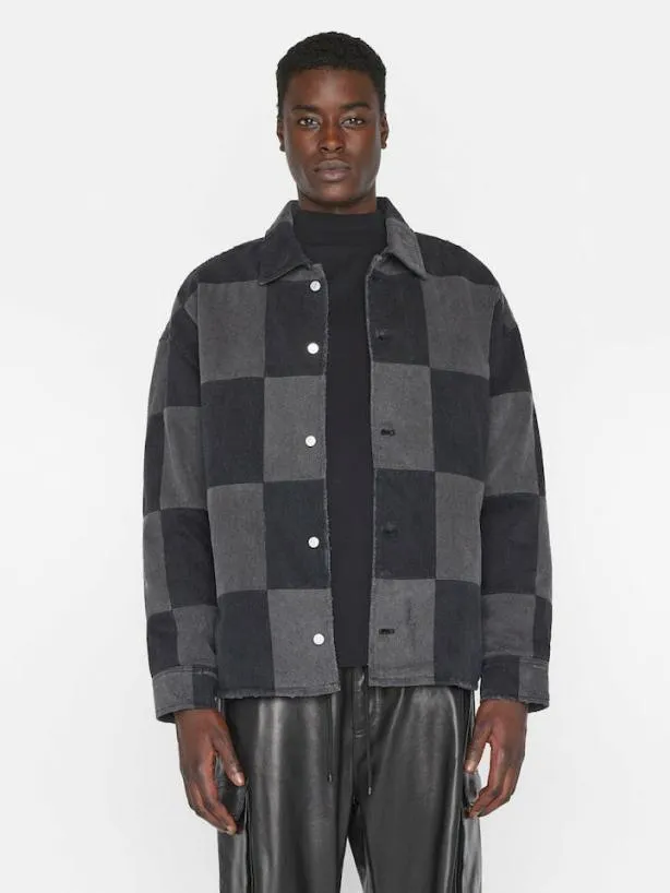 Frame Monochrome Denim Jacket In Washed Noir Monochrome Washed Noir Men Jackets and Coats Frame Monochrome Denim Jacket In Washed Noir Monochrome Washed Noir Men Jackets and Coats