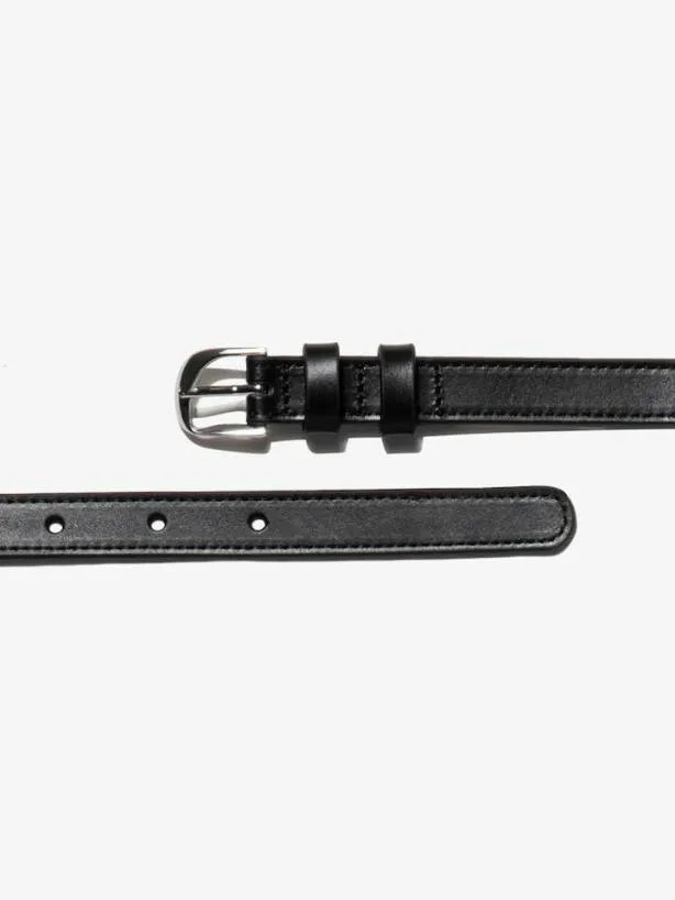 Frame Petit Twist Buckle Belt In Noir Noir Women Accessories Frame Petit Twist Buckle Belt In Noir Noir Women Accessories