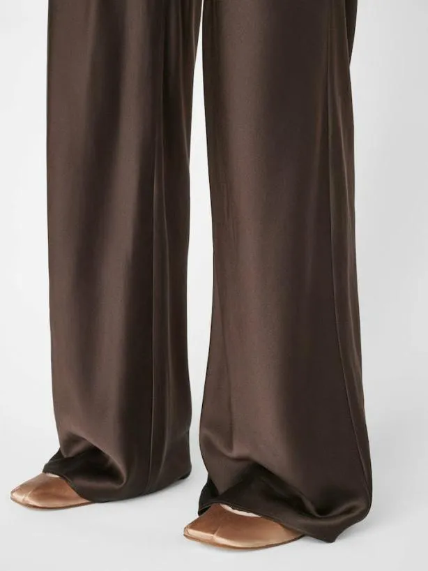 Frame Wide Leg Pull On Pant In Espresso Espresso Women Pants Frame Wide Leg Pull On Pant In Espresso Espresso Women Pants