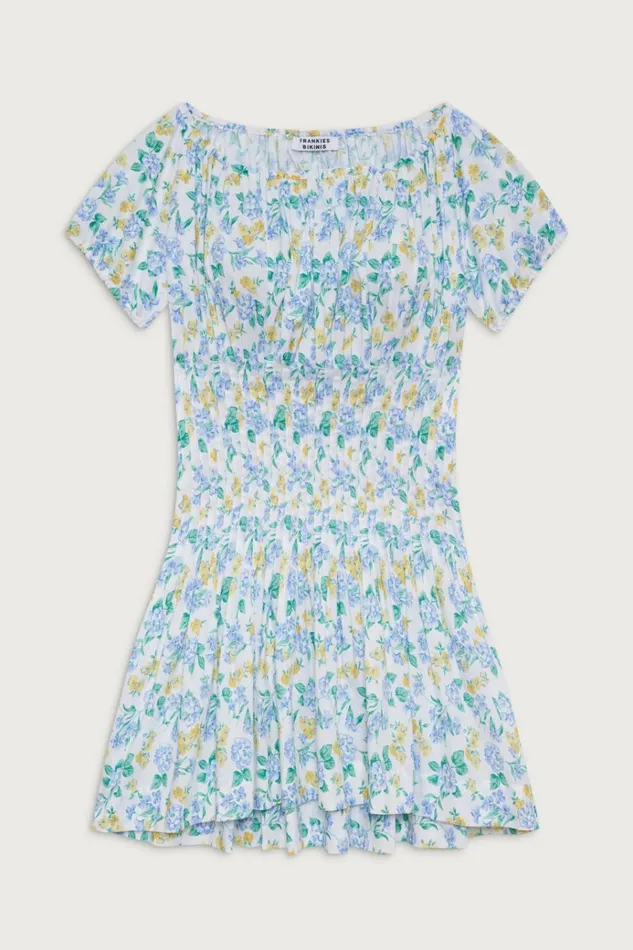 Frankies Bikinis Sadie Mini Dress Coastal Floral Women Dresses