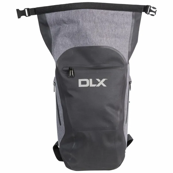 Gentoo DLX 20L Waterproof Roll Top Backpack Black Men Trespass Backpacks